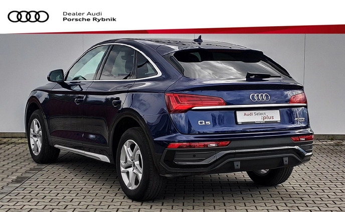 Audi Q5 Sportback cena 215900 przebieg: 22700, rok produkcji 2022 z Rybnik małe 596